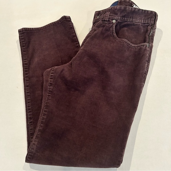 Atelier Gardeur Nigel 1 Regular Fit Men’s Brown Corduroy Pants 34x32 - Picture 3 of 9